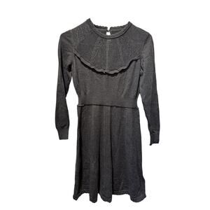 Miu Miu Wool Long Sleeve Sweater Dress Size 38